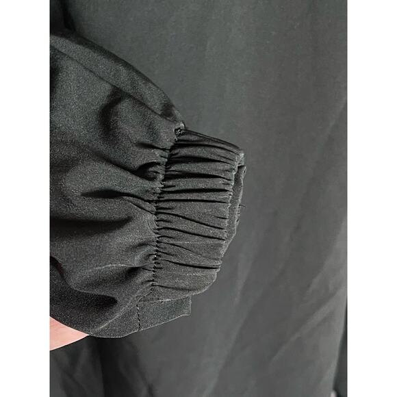 Adidas Quarter Zip Black Long Sleeve Shirt Reflective  Men's Size Large - Picture 3 of 13